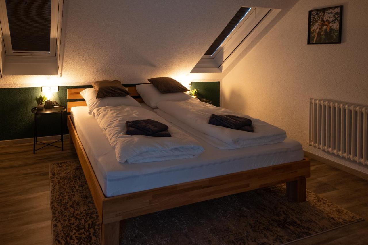 Nature Terminal Apartment - Unterwegs Zuhause Steinenbronn Dış mekan fotoğraf