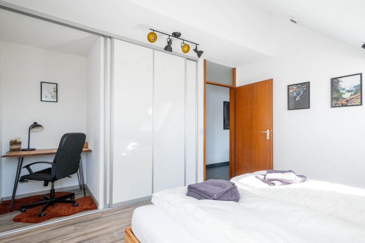 Nature Terminal Apartment - Unterwegs Zuhause Steinenbronn Dış mekan fotoğraf